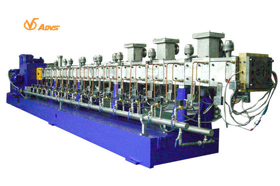 Twin Screw Rubber Extruder Machine , 500rpm Polymer Devolatilization Extruder