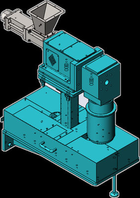 Good price Cam Elyaf / Karbon Siyahı Beslemek için Çelik Yan Besleyici 62.8 Mm Vida Çapı çevrimiçi