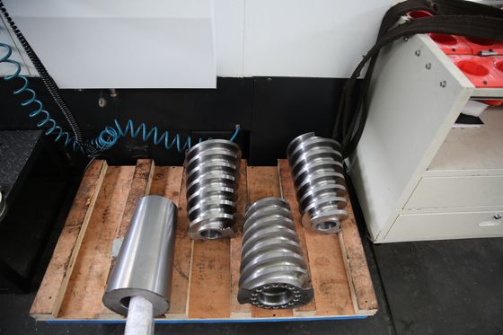 Good price Bilgisayarlı JSW Çift Vidalı Ekstruder Makine Parçaları Vidalı İşlenmiş PVC çevrimiçi